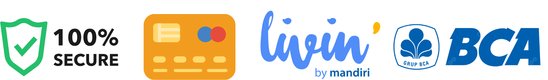 Logo Pembayaran dan Keamanan